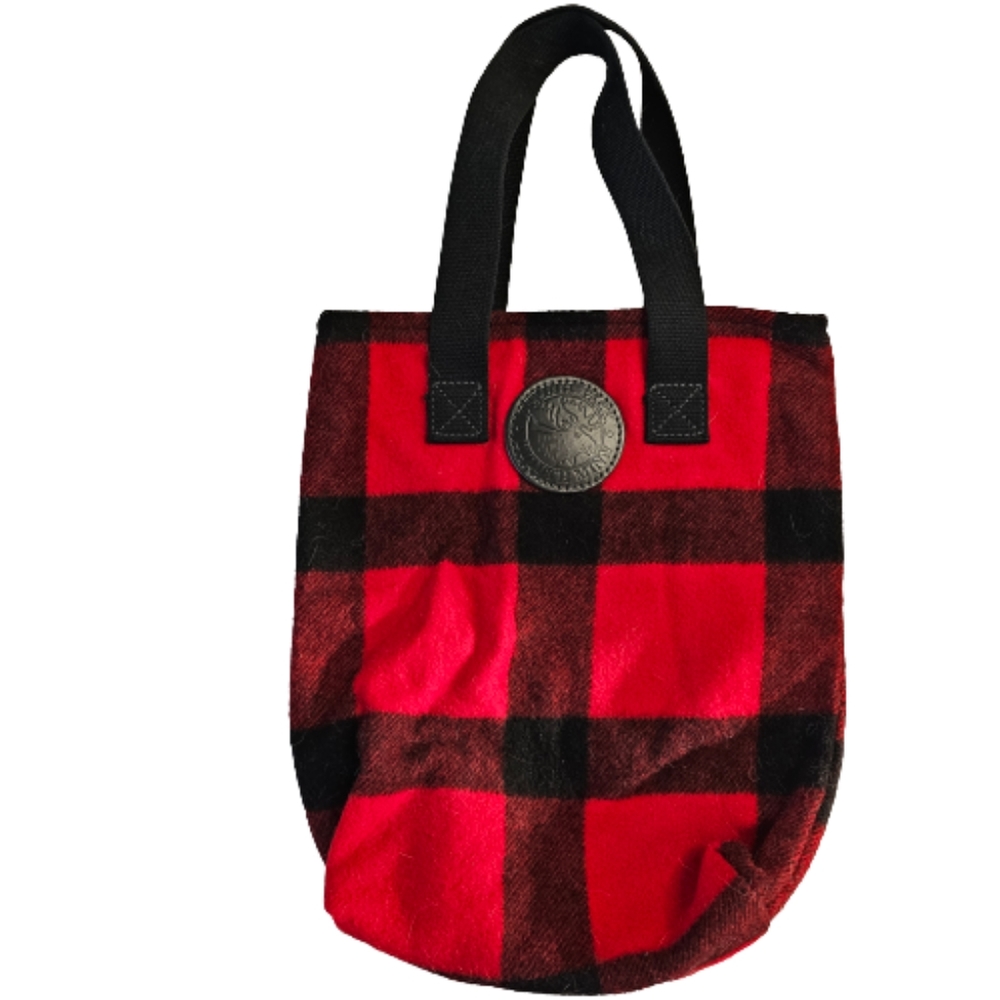 Duluth Pack buffalo plaid promo tote - Picture 2 of 6